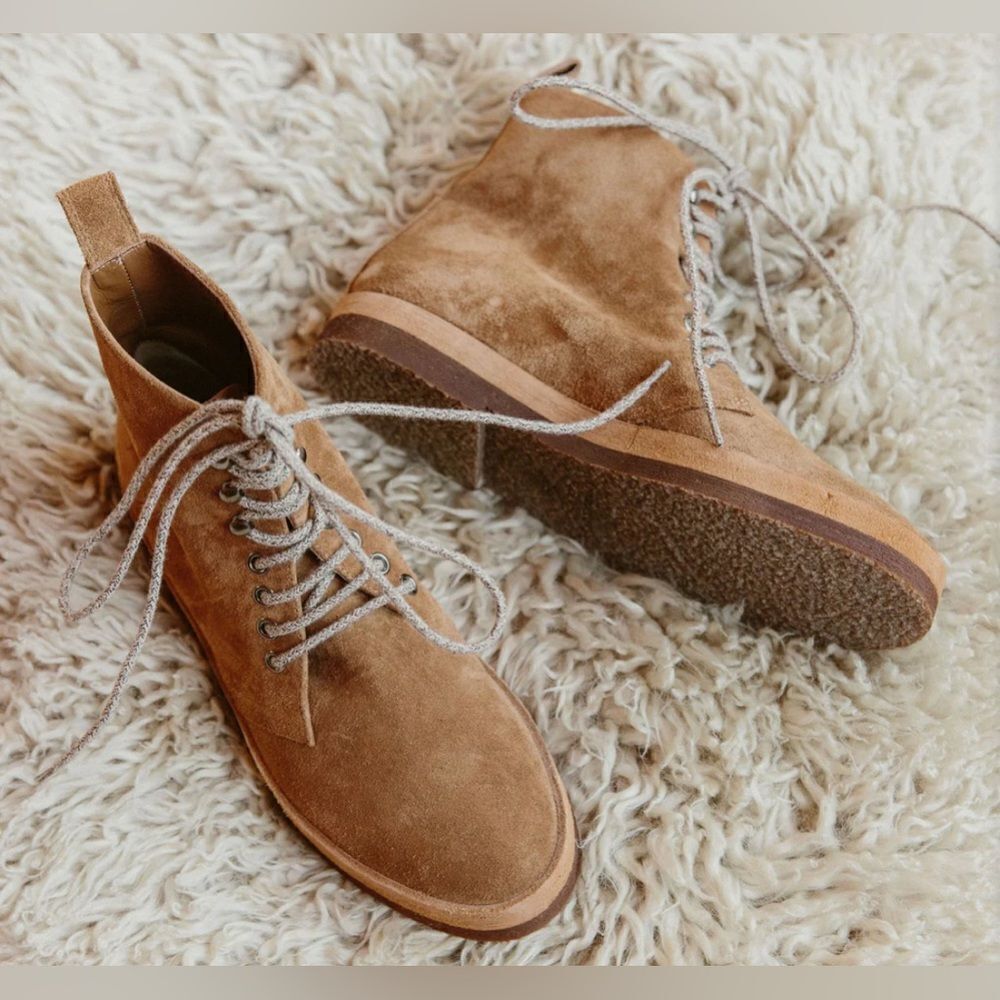Jenni Kayne Shearling Lined Canyon Boots Suede Brown Size 36 6 - Picture 16 of 17